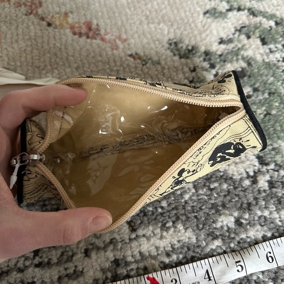 New Disney Store Mickey Mouse VTG Cartoon Comic Strip Zip Pencil/Makeup pouch - Picture 9 of 16